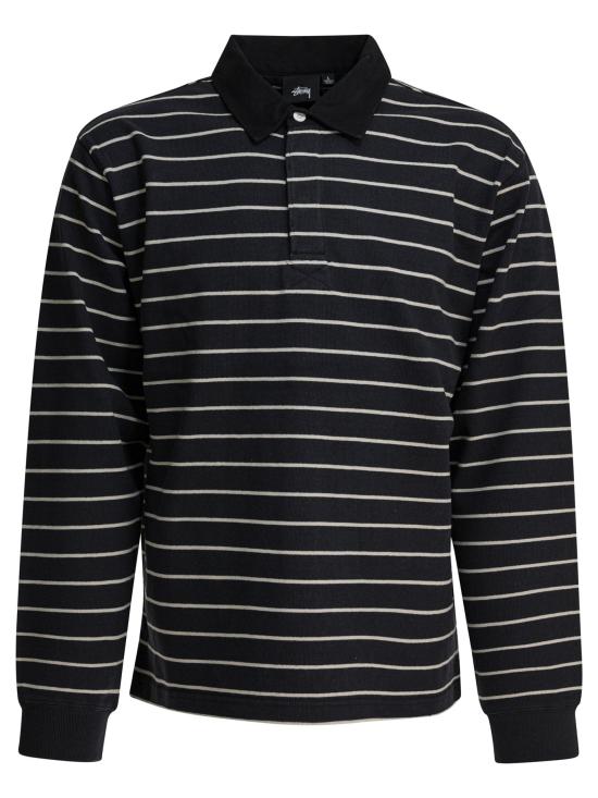 25FW 스투시 폴로 티셔츠 11403720001BLACK