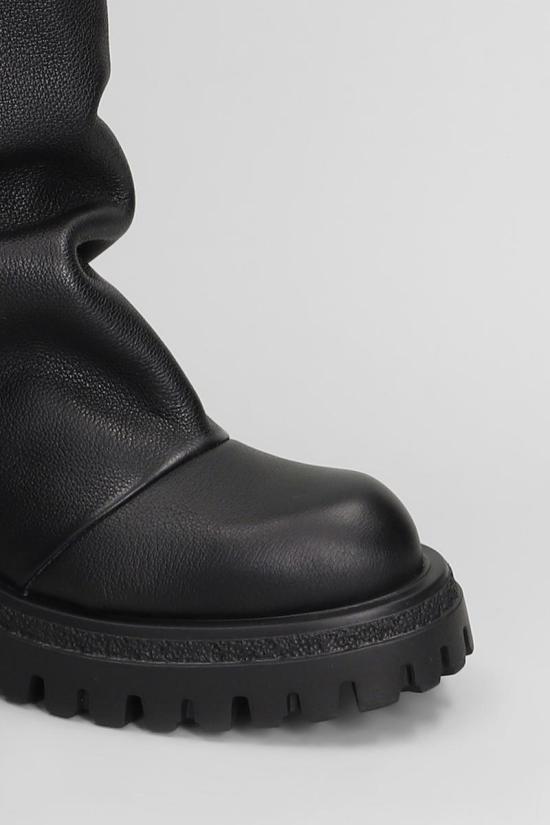 25FW 지젤 모아레 부츠 423447 BELFAST Black - GISEL MOIRE