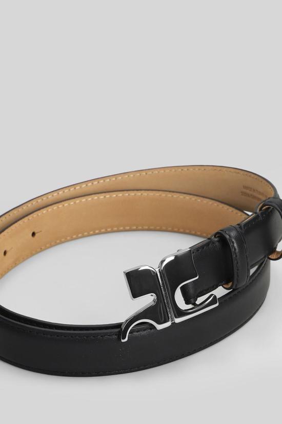 25FW 쿠레쥬 가죽 벨트 430092 125ACE020CR0065 Black - COURREGES