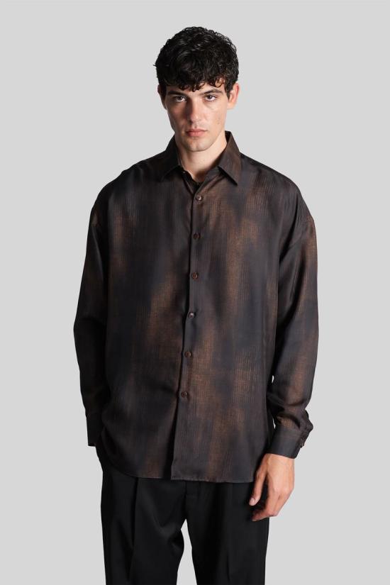 25FW 코스투메인 긴팔 셔츠 425086 Z83 BROWN