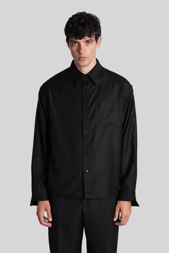 25FW 코스투메인 긴팔 셔츠 426119 Z46 Black