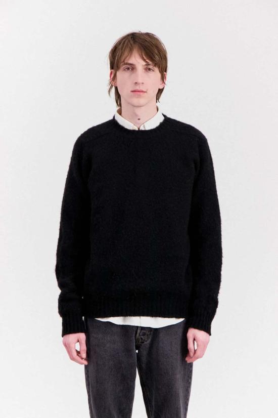  하울린 스웨터 섀기 베어  블랙 - HOWLIN