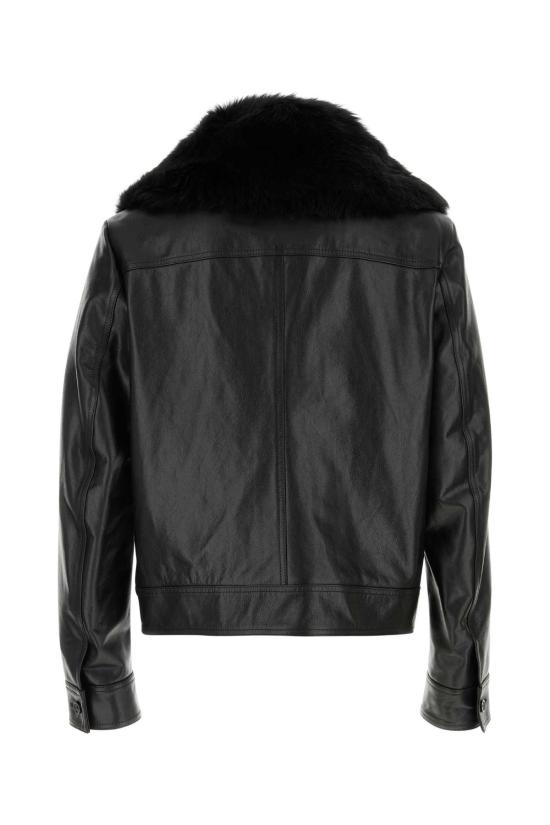 25FW 돌체앤가바나 가죽 자켓 G9BUQLHULXF N0000 Black - DOLCE & GABBANA