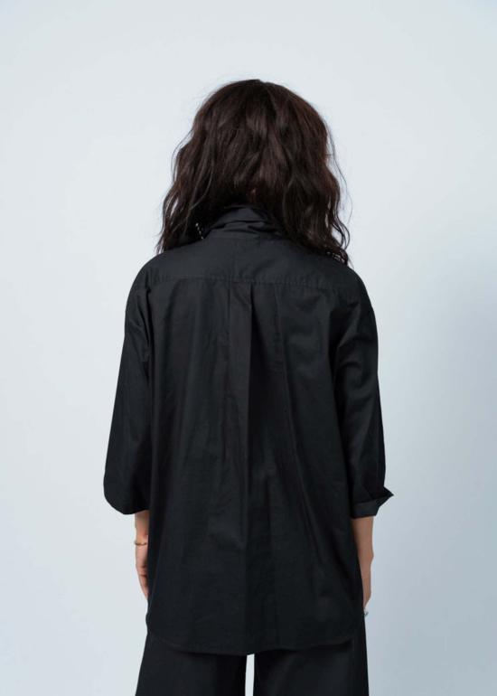  아쿠아리우스 칵테일 블라우스 디어 폴리  블랙 - AQUARIUS COCKTAIL