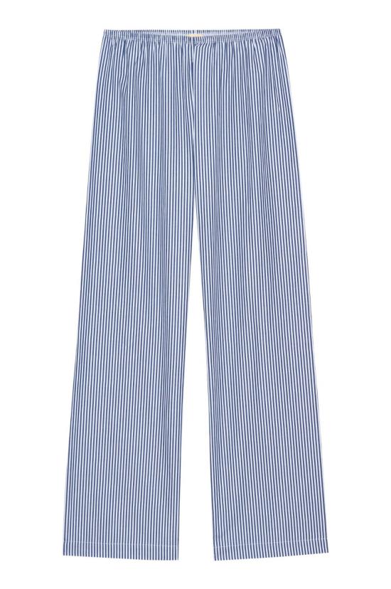  도니 스트레이트 팬츠 . 팝 팬츠 네이비 스트라이프