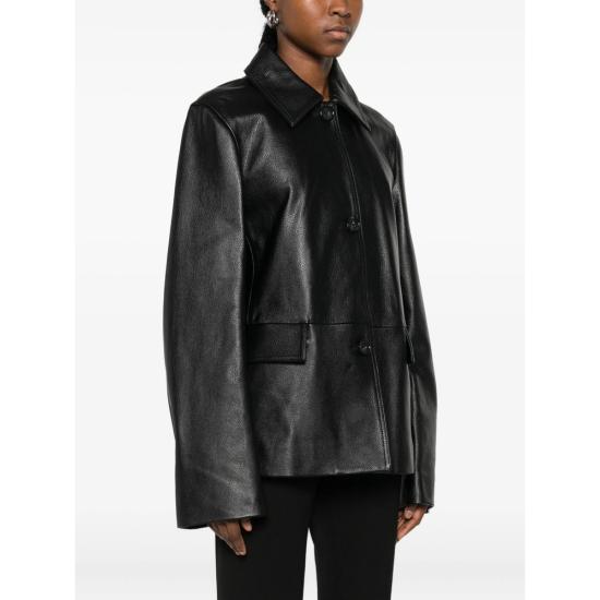 26SS 토템 가죽 자켓 254 WRO0302 LE0007 001 BLACK - TOTEME