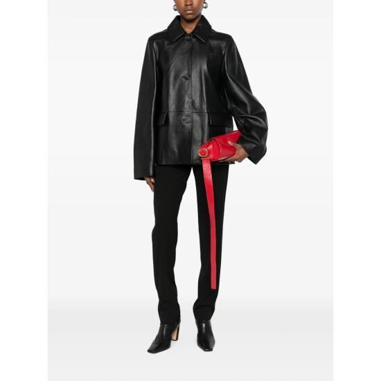 26SS 토템 가죽 자켓 254 WRO0302 LE0007 001 BLACK - TOTEME