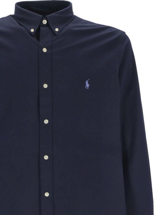 25FW 폴로 랄프로렌 긴팔 셔츠 710928254 001 Newport navy - POLO RALPH LAUREN