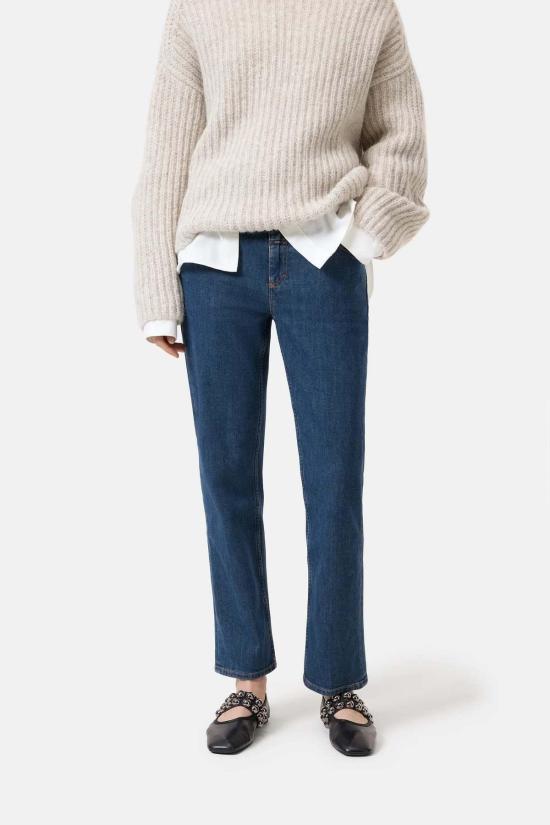  클로즈드 데님 팬츠 준나 스트레이트 레그 진 미드 블루 - CLOSED