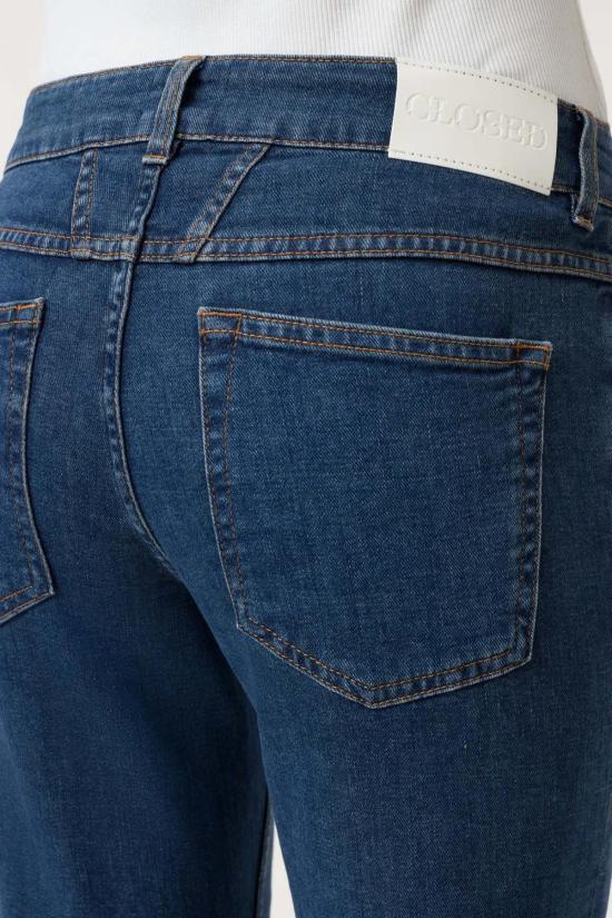  클로즈드 데님 팬츠 준나 스트레이트 레그 진 미드 블루 - CLOSED