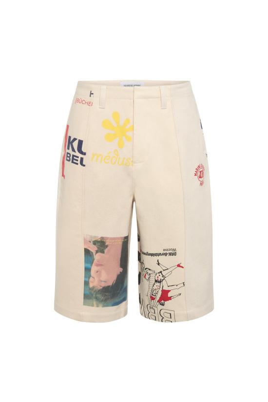 25SS 마린세르 숏팬츠 MRSU251PRPN114EC WH30 ECRU DOM