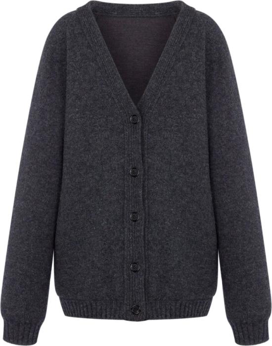 24FW 모스키노 가디건 AEF242D 09145402AEF0509 Dark grey DOM