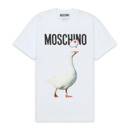 25SS 모스키노 반팔 티셔츠 AEF251EA071505411001 DOM