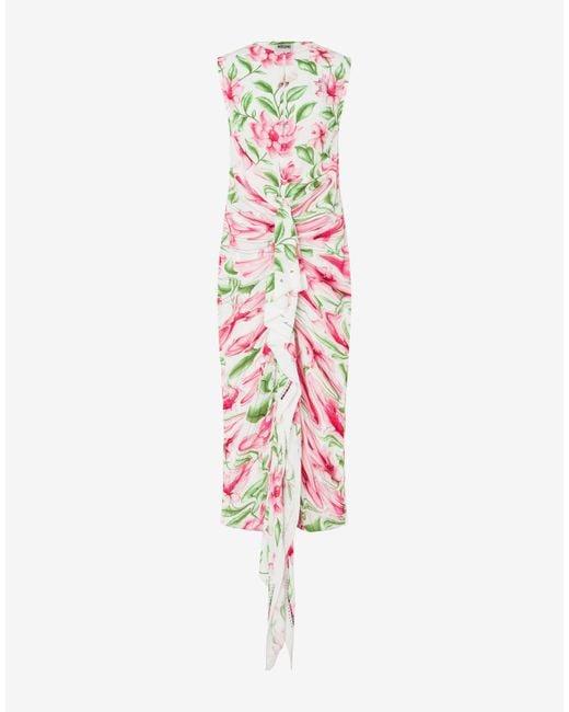 25FW 모스키노 롱 원피스 AEF252D 04155456AEF2001 White DOM