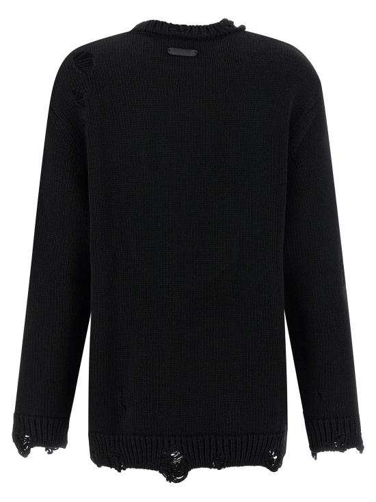 25FW 모스키노 스웨터 AEF252D 09225405AEF0555 Black DOM - MOSCHINO