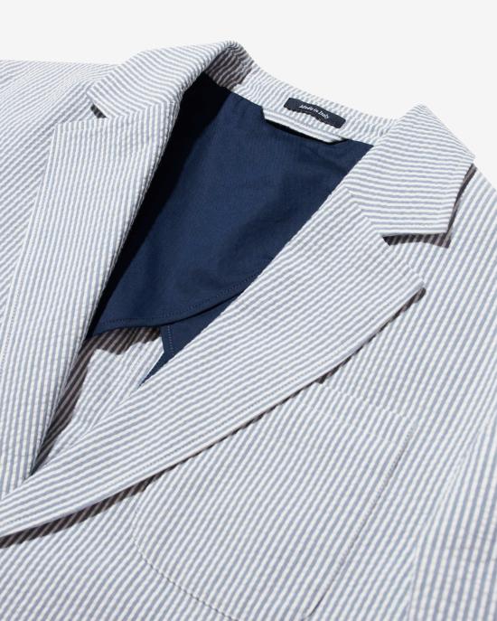  노아 수트 자켓 NOAU251MRJK036BL BLUE WHITE DOM - NOAH