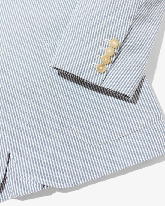  노아 수트 자켓 NOAU251MRJK036BL BLUE WHITE DOM - NOAH