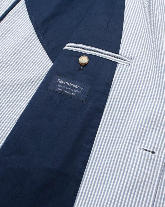  노아 수트 자켓 NOAU251MRJK036BL BLUE WHITE DOM - NOAH