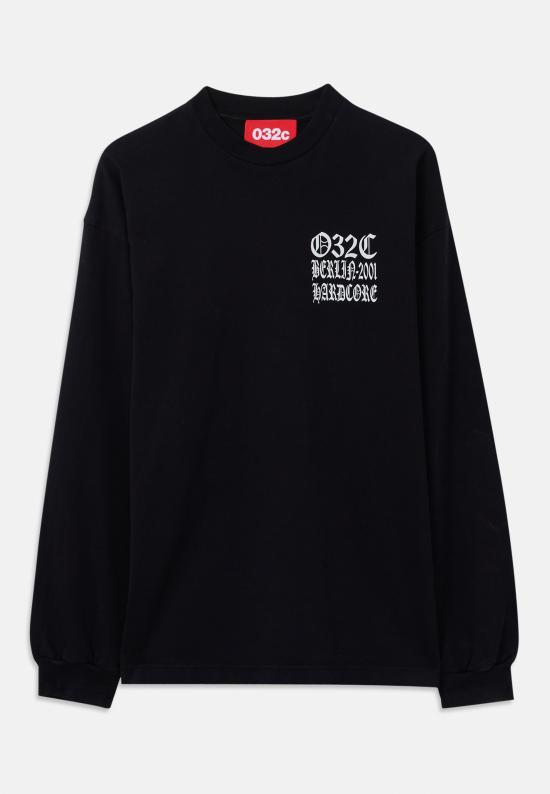 25FW 032C 긴팔 티셔츠 32CU252CRTL076BK WASHED BLACK DOM