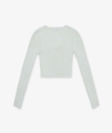 25SS 비비안웨스트우드 Bea 베아 크롭 V넥 가디건 1803004WY003KM403 DOM - VIVIENNE WESTWOOD