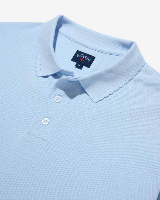 25FW 노아 폴로 티셔츠 NOAU252MRTL089BL LIGHT BLUE DOM - NOAH