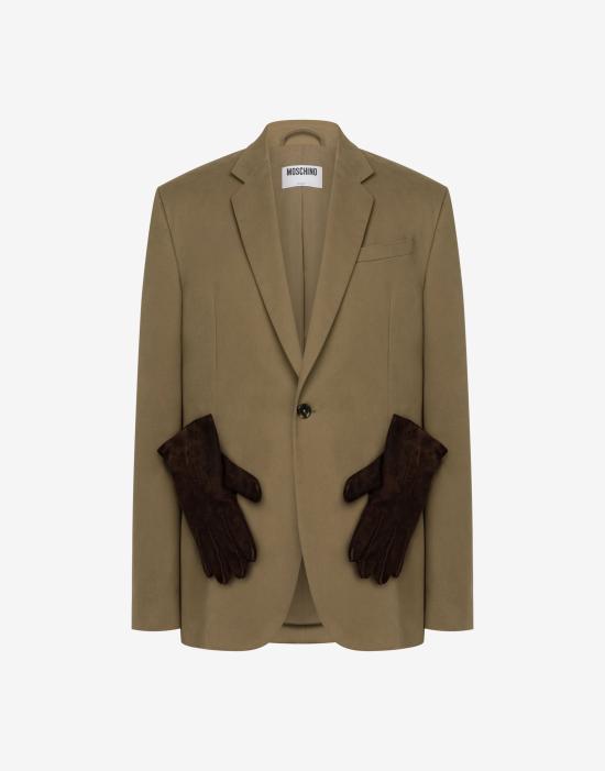 25FW 모스키노 수트 자켓 AEF252ZZ05025218AEF0426 Green DOM