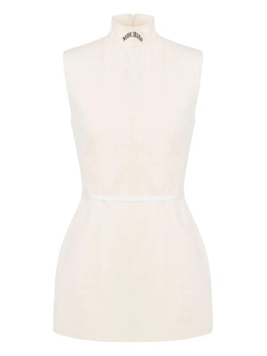 25FW 모스키노 숏 원피스 AEF252D 04365436AEF1002 White DOM