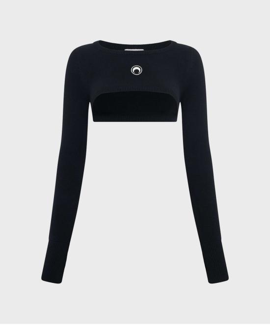 24FW 마린세르 스웨터 MRSW242PRST054BK BLACK DOM