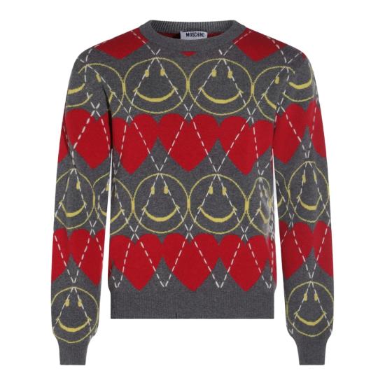  모스키노 스웨터 AEF252ZZ09215202AEF1506 GREY DOM