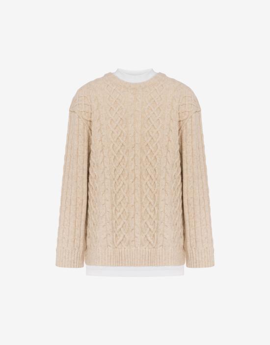 25FW 모스키노 스웨터 AEF252ZZ09125203AEF0006 White DOM