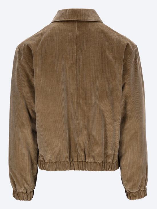 25FW 아미 가죽 자켓 HJK830CO0089298 BRONZE DOM - AMI