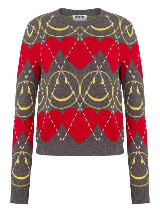 25FW 모스키노 스웨터 AEF252E 09235502AEF1506 Grey DOM