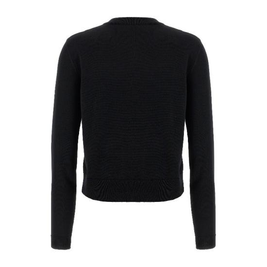 25FW 모스키노 스웨터 AEF252E 09365500AEF2555 Black DOM - MOSCHINO