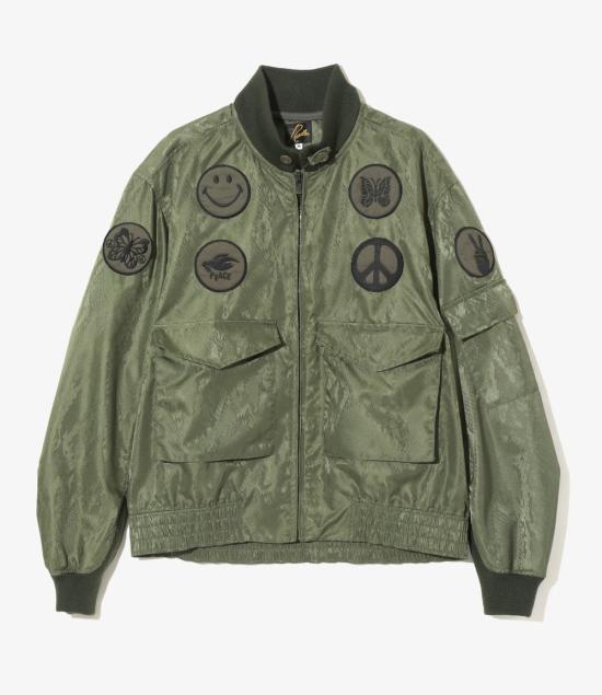 니들스 봄버 자켓 QV129 OLIVE DOM
