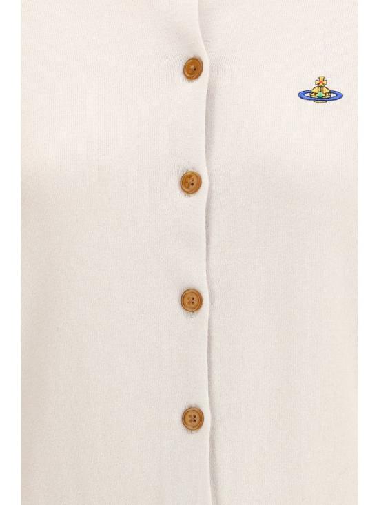 25FW 비비안웨스트우드 BEA 베아 니트 가디건 1803002PY001V A402 WHITE - VIVIENNE WESTWOOD