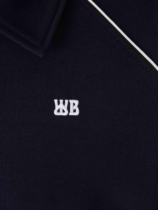 25FW 웨일즈보너 봄버 자켓 UA25JA12 PL02 503NAVY NAVY BLUE - WALES BONNER