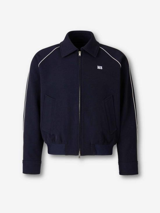 25FW 웨일즈보너 봄버 자켓 UA25JA12 PL02 503NAVY NAVY BLUE