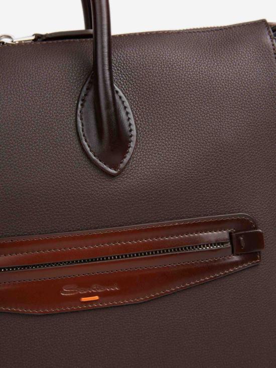 25FW 산토니 가방 UFBBA2645BS ACSUT50 T50DARK BROWN - SANTONI