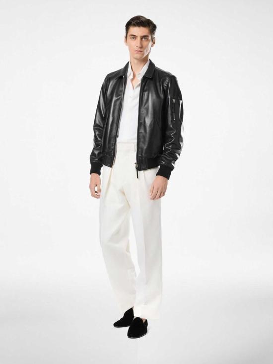 26SS 톰포드 가죽 자켓 LBS086 LMN035 NAA BLACK Black - TOMFORD