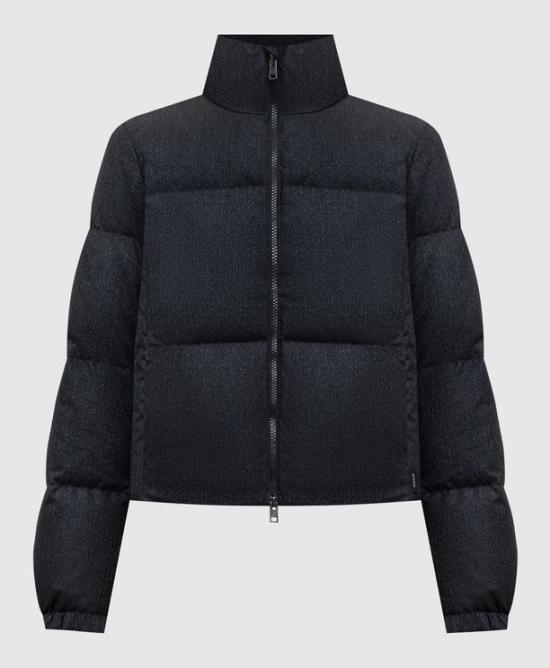 25FW 울리치 숏패딩 CFWWOU2062FRUT5093100 BLACK Black