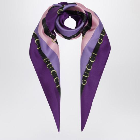 25FW 구찌 머플러/스카프 8478923G001 R GUC 5171 PURPLE