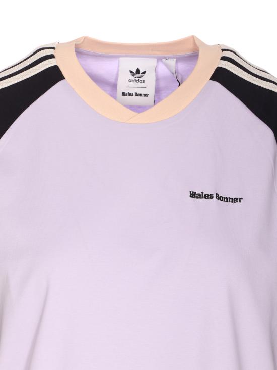 25FW 아디다스 X 웨일즈 보너 반팔 티셔츠 KD0337 PURPLE TINT BLACK Pink - ADIDAS X WALES BONNER