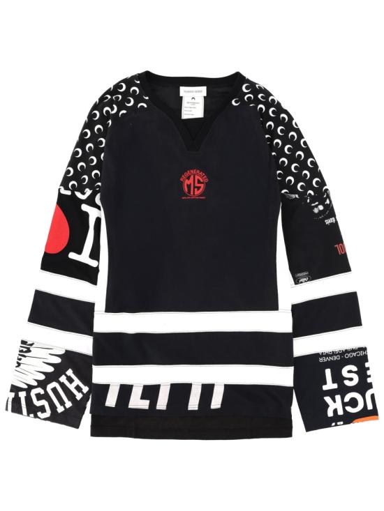 25FW 마린세르 반팔 티셔츠 MTT095A UJER0003BK99 BLACK