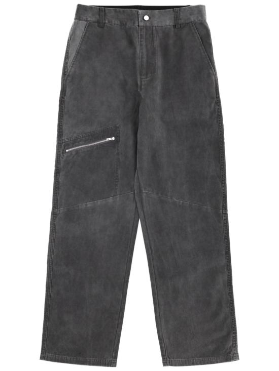 25FW 리프레젠트 스트레이트 팬츠 MLM100356 02 BLACK