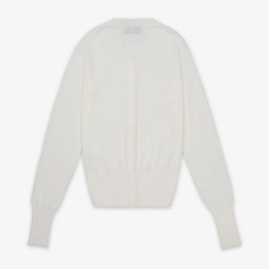 25SS 비비안웨스트우드 BEA 베아 니트 가디건 1803002PY003FA401 WHITE DOM - VIVIENNE WESTWOOD