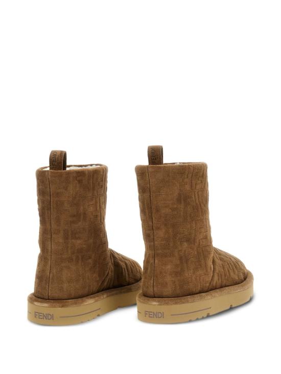 25FW 펜디 아프레 시크 FF 스웨이드 로우 부츠 8T8606 ASA1F0C23 Brown - FENDI