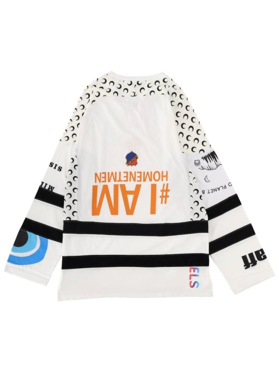 25FW 마린세르 반팔 티셔츠 MTT095A UJER0003WH10 WHITE - MARINE SERRE