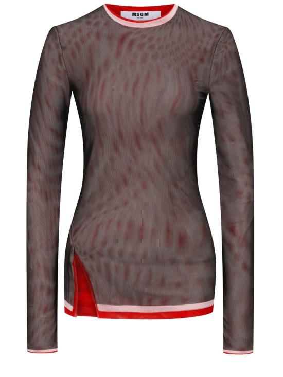 25FW 엠에스지엠 탑 3942MDM08 25782099A BLACK