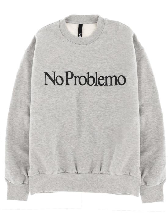 25FW 노프라블레모 긴팔 티셔츠 NP2000204 GRYM GREY