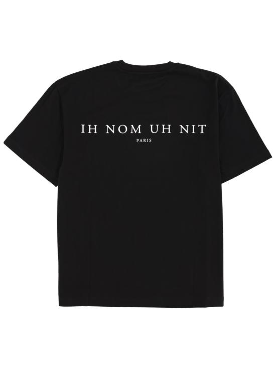 25FW 이놈어닛 반팔 티셔츠 NUW25253 009 BLACK - IH NOM UH NIT